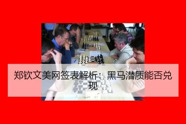 郑钦文美网签表解析：黑马潜质能否兑现
